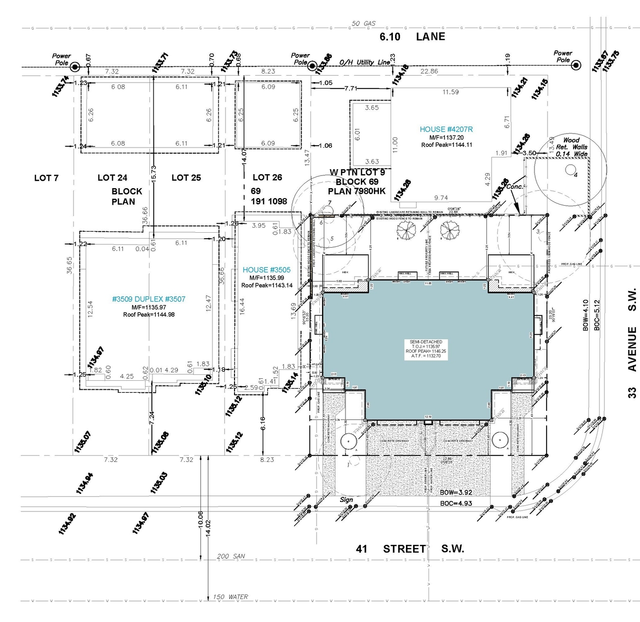 Construction site plan for project from page 6 of the file 'DP2026-02119 DMAP Plans (Submitted) 2026-04-16 (2MB)'