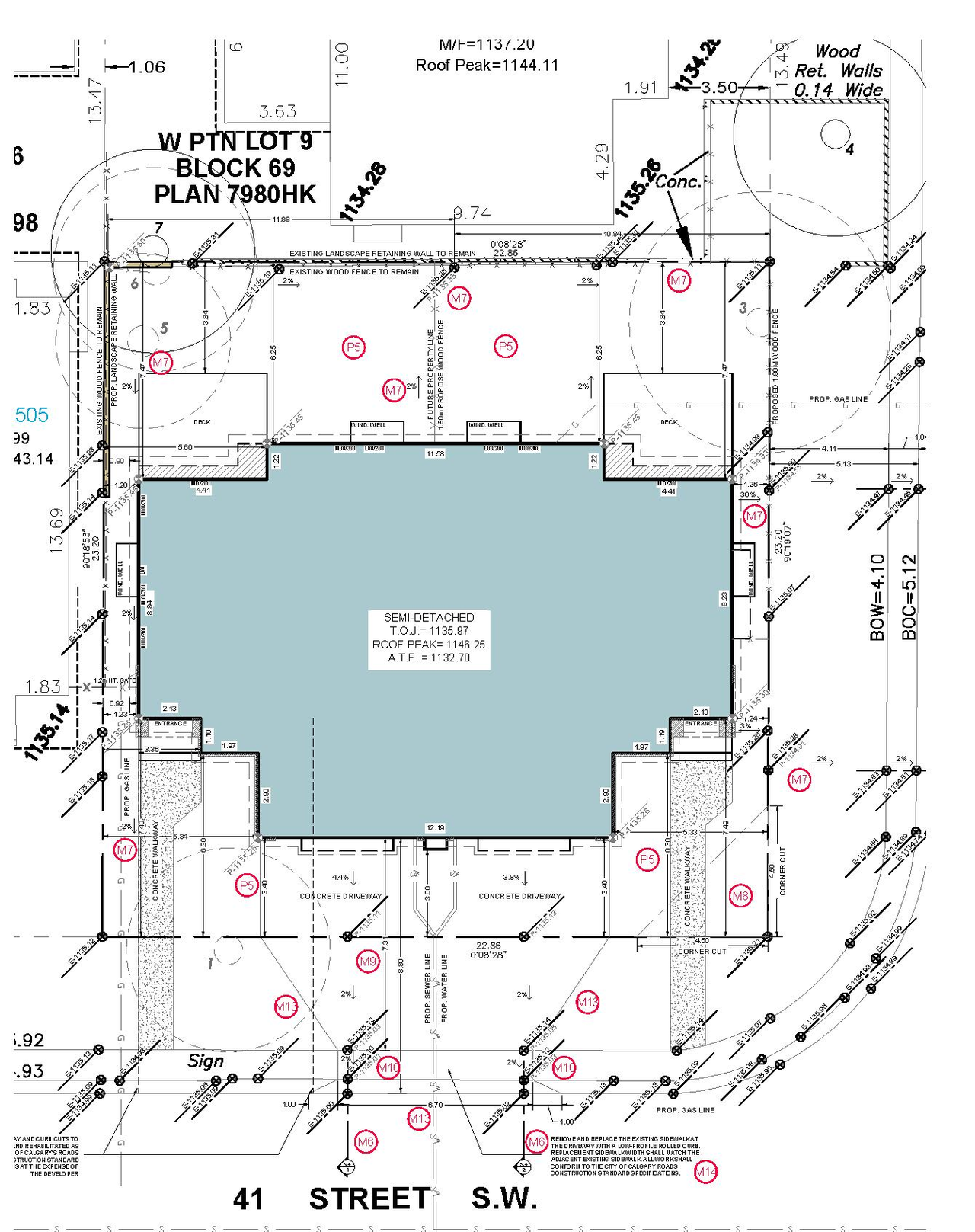 Construction site plan for project from page 7 of the file 'DP2026-02119 DMAP Plans Amended (1MB) 2026-07-02'