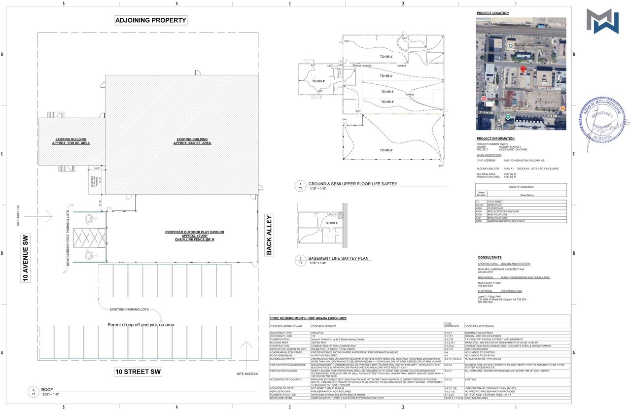Floor plan for project from page 1 of the file 'DP2026-02189 DMAP Plans Submitted (1MB) 2026-05-06'