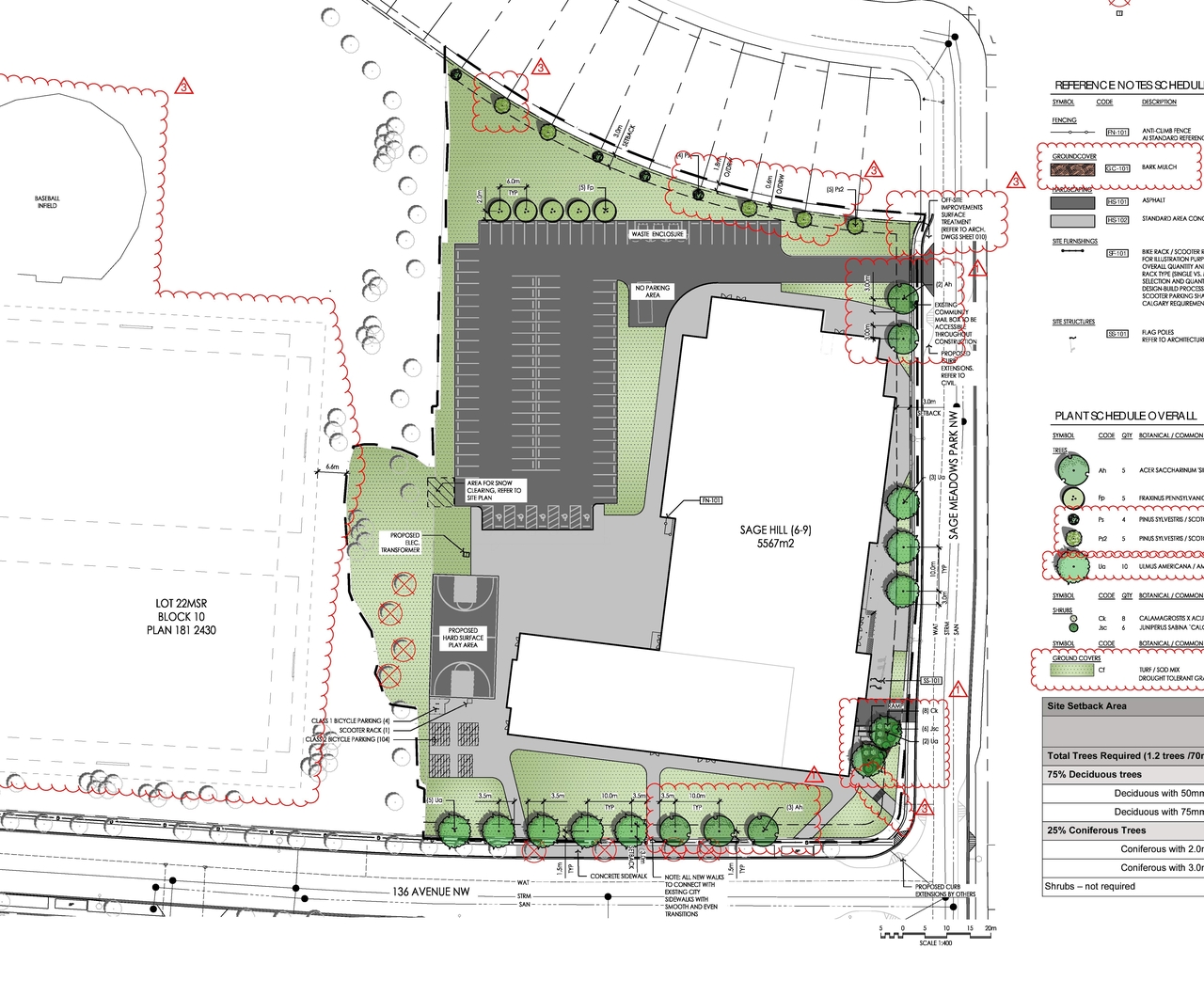 Construction site plan for project from page 10 of the file 'DP2026-02210 - DMAP PLANS - DECISION RENDERED - 2025-09-24 (20MB)'
