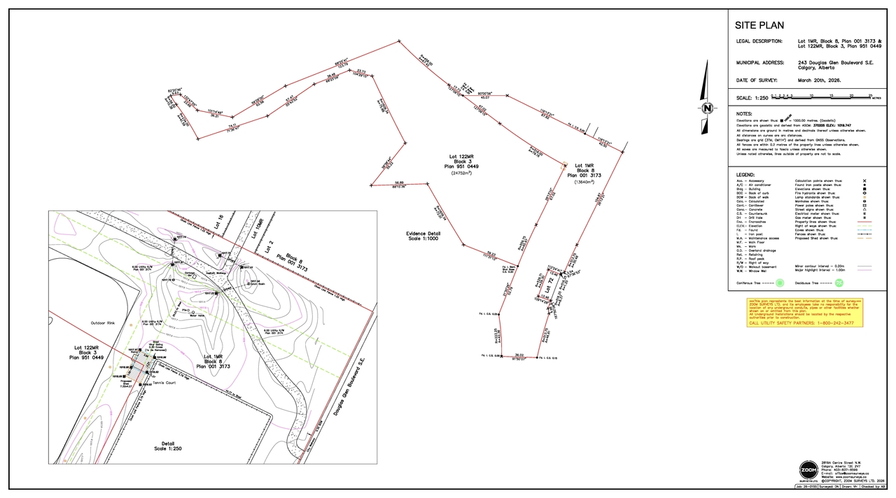 Construction site plan for project from page 2 of the file 'DP2026-02236 DMAP Plans (Submitted) 2024-04-28 (1MB)'