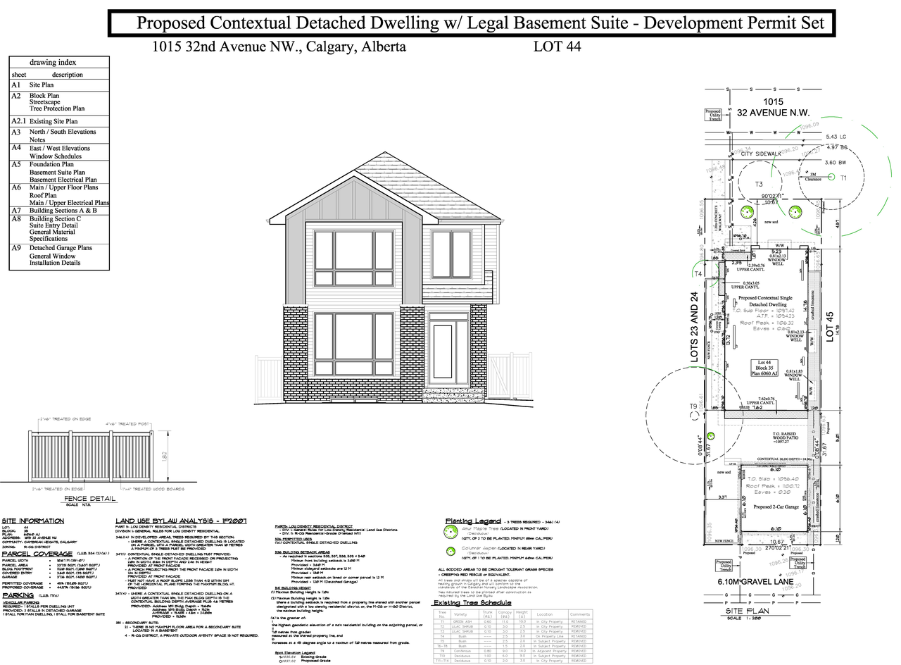 Construction site plan for project from page 1 of the file 'DP2026-02294 DMAP Plans (Submitted)2026-04-21(5MB)'