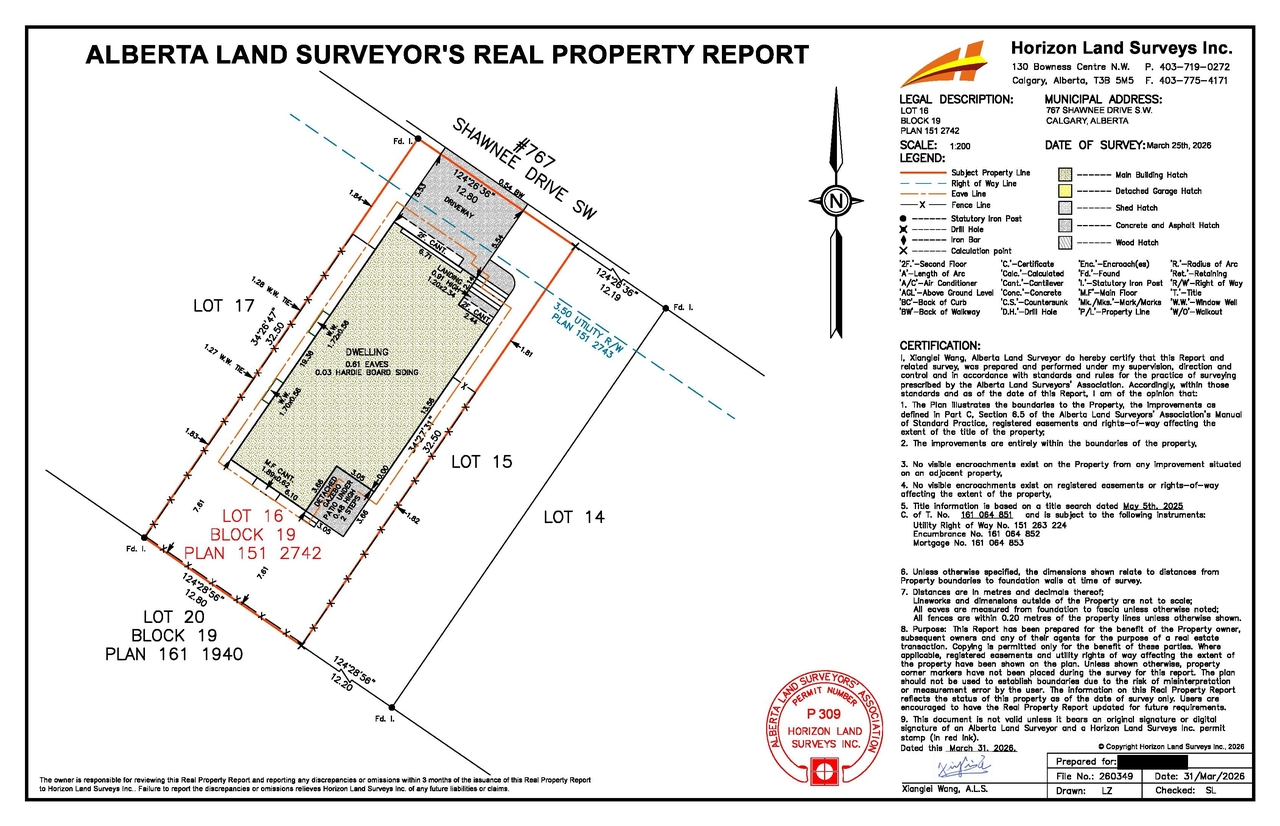 Construction site plan for project from page 1 of the file 'DP2026-02305 DMAP Decision Rendered (1MB) 2026-04-30'