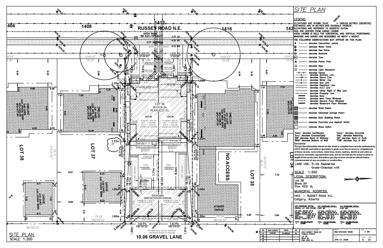 Construction site plan for project from page 8 of the file 'DP2026-02321 DMAP Plans (Submitted)2026-04-21 (3MB)'