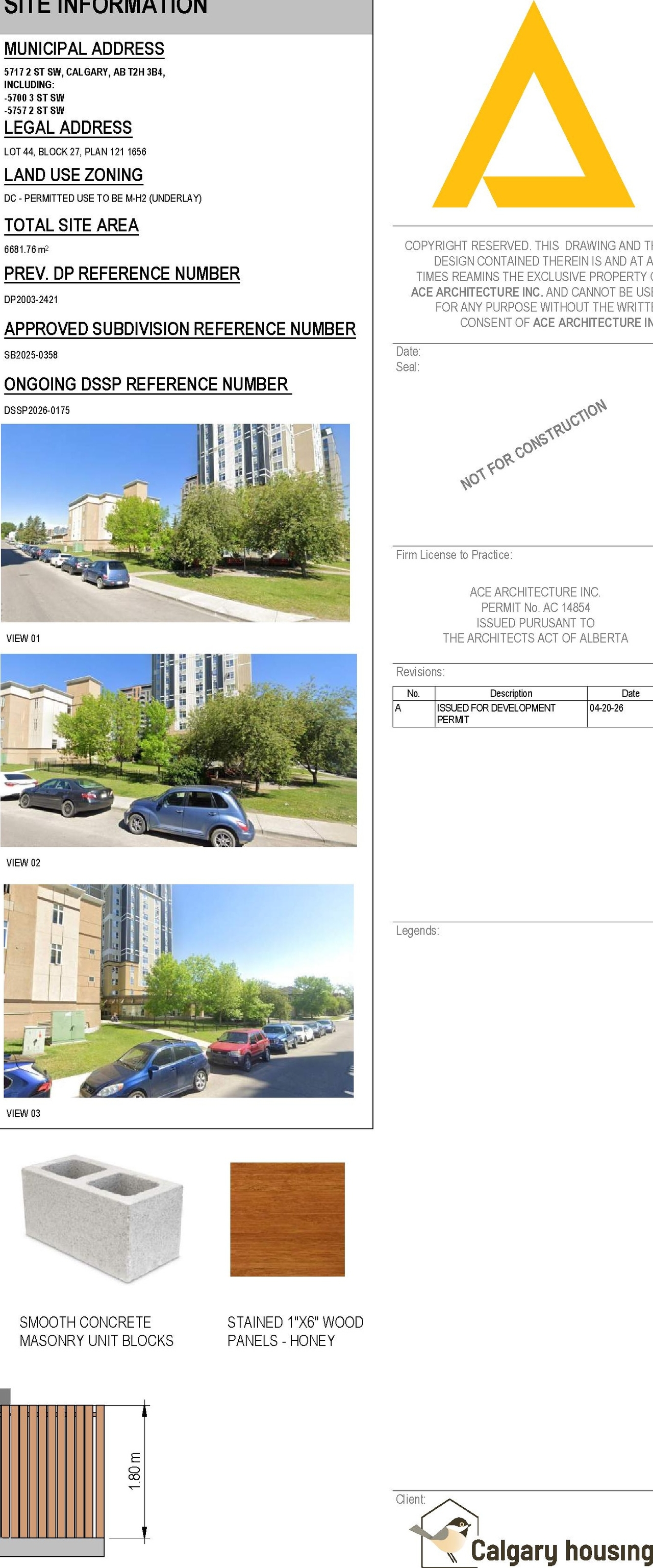 Image from page 1 of the file 'DP2026-02332 DMAP Plans (Submitted) 2026-04-22 (1MB)'
