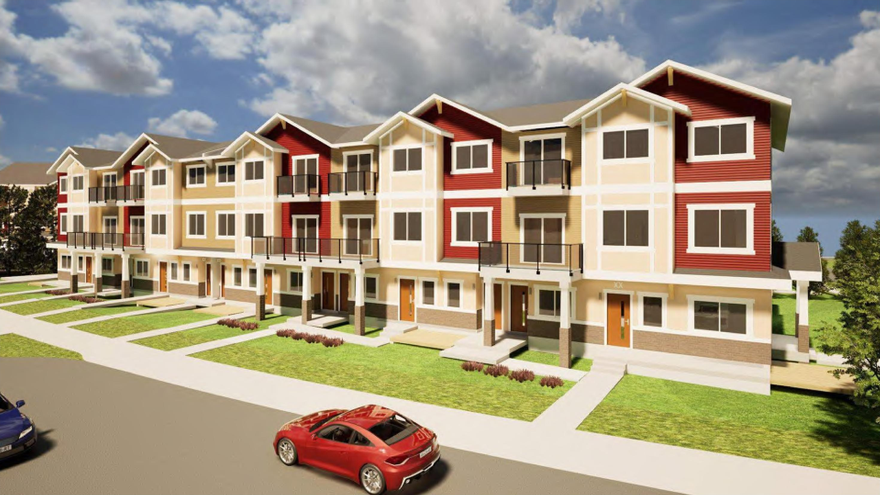 Rendering of building from page 2 of the file 'DP2026-02343 DMAP Plans (Submitted) 2026-09-25 (13MB)'