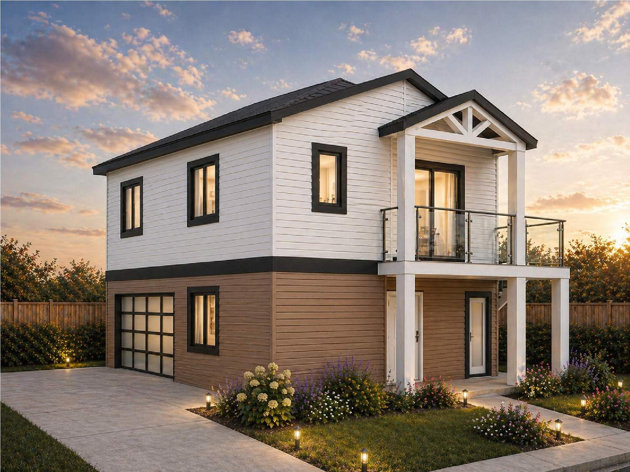 Rendering of building from page 1 of the file 'DMAP Plans (Submitted) DP2026-02398 (1MB) 2026-04-24'