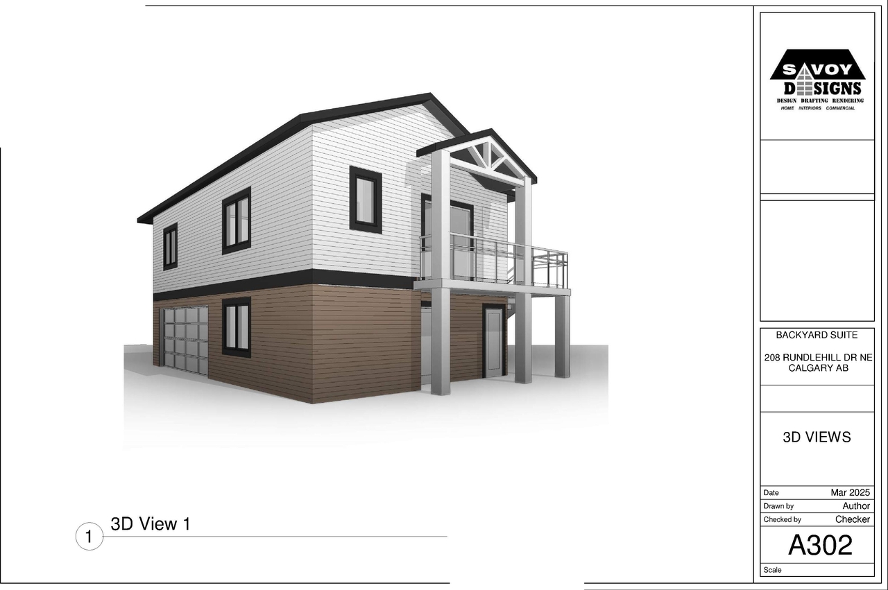 Rendering of building from page 8 of the file 'DMAP Plans (Submitted) DP2026-02398 (1MB) 2026-04-24'