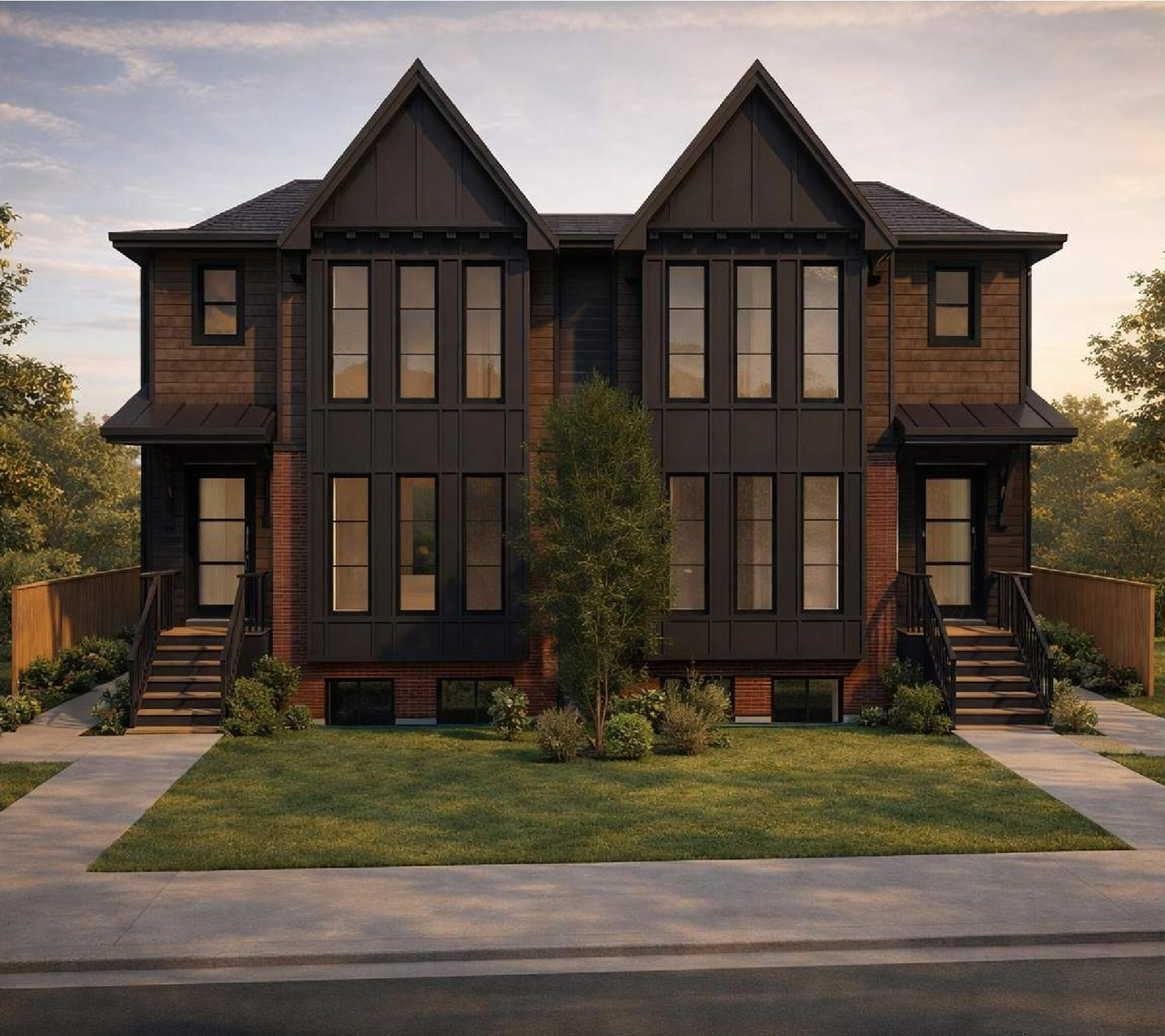 Rendering of building from page 1 of the file 'DP2026-02407 DMAP Plans Submitted (8MB) 2026-04-27'