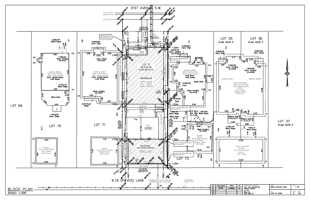 Construction site plan for project from page 11 of the file 'DP2026-02414 DMAP Plans (Submitted) 2026-04-27 (3MB)'