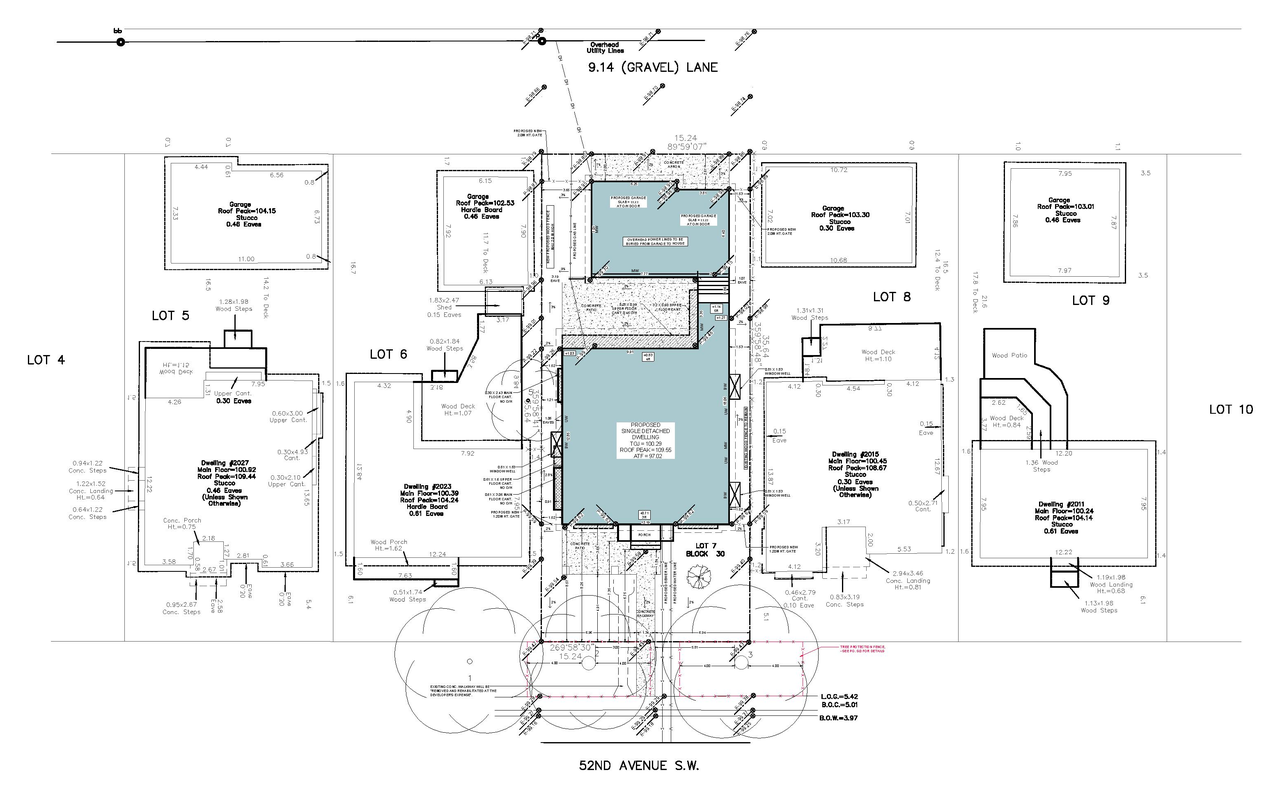 Construction site plan for project from page 7 of the file 'DP2026-02415 DMAP Plans (Submitted)2026-04-27(2MB)'