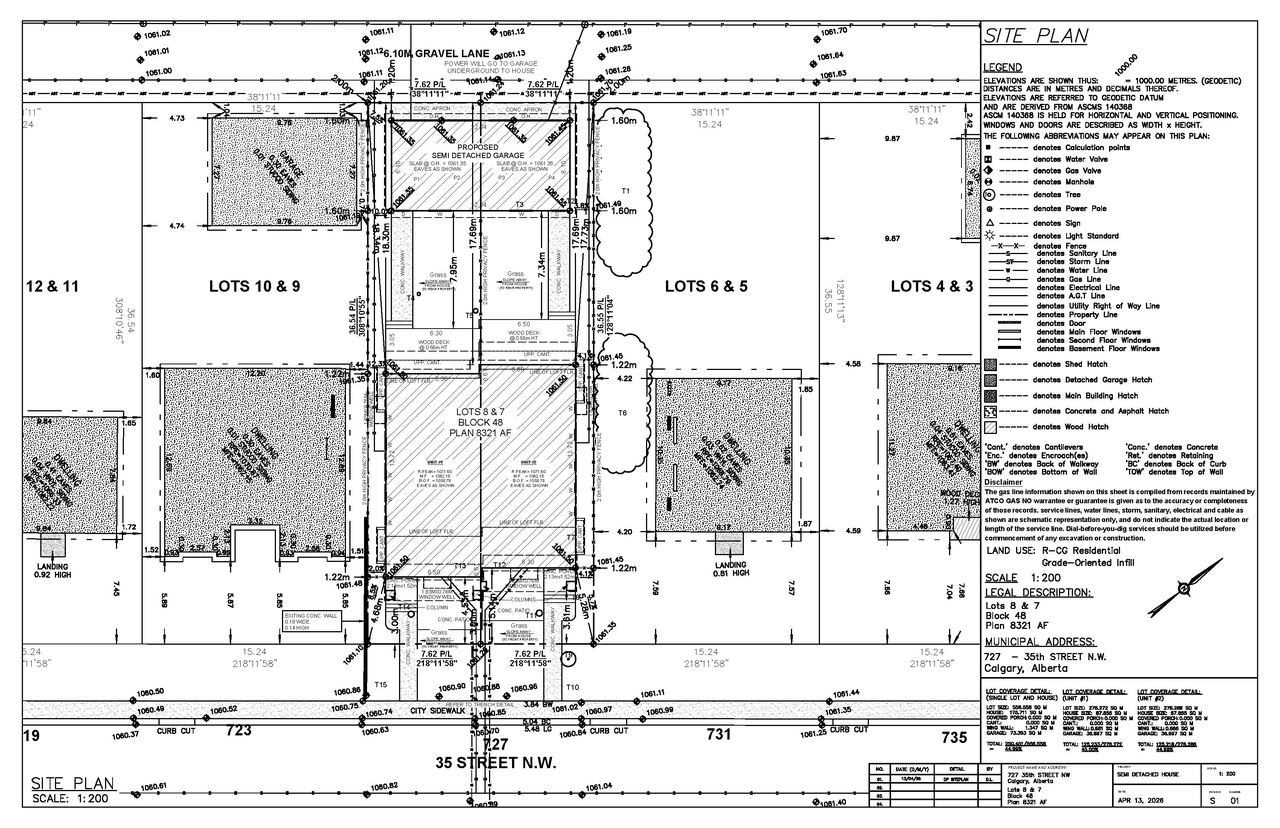 Construction site plan for project from page 8 of the file 'DP2026-02451 DMAP Plans (Submitted)2026-04-29 (3MB)'