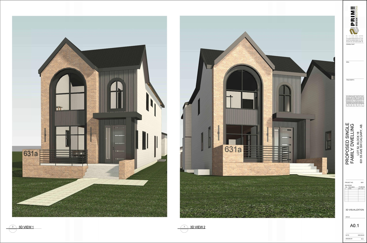 Rendering of building from page 2 of the file 'DP2026-02462 DMAP Plans Submitted (8MB) 2026-05-07'