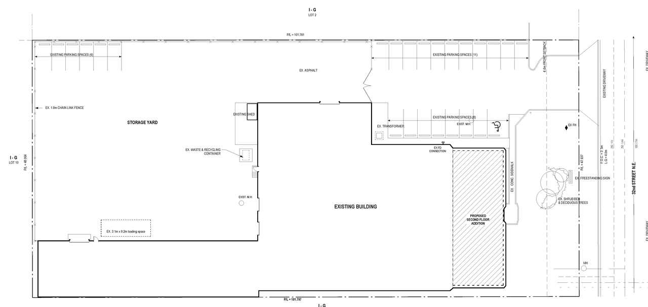 Construction site plan for project from page 1 of the file 'DP2026-02488 DMAP Plans Submitted (1MB) 2026-04-29'