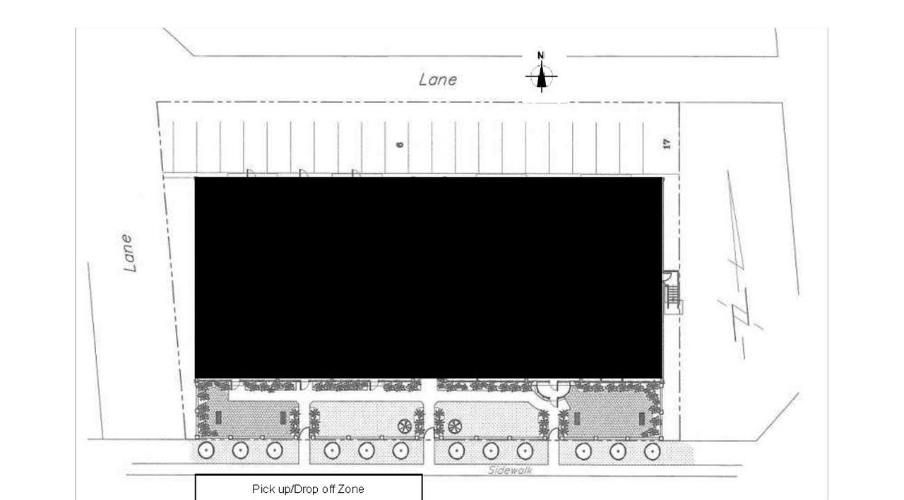Construction site plan for project from page 2 of the file 'DP2026-02493 DMAP Plans (Submitted) 2026-06-24 (1MB)'