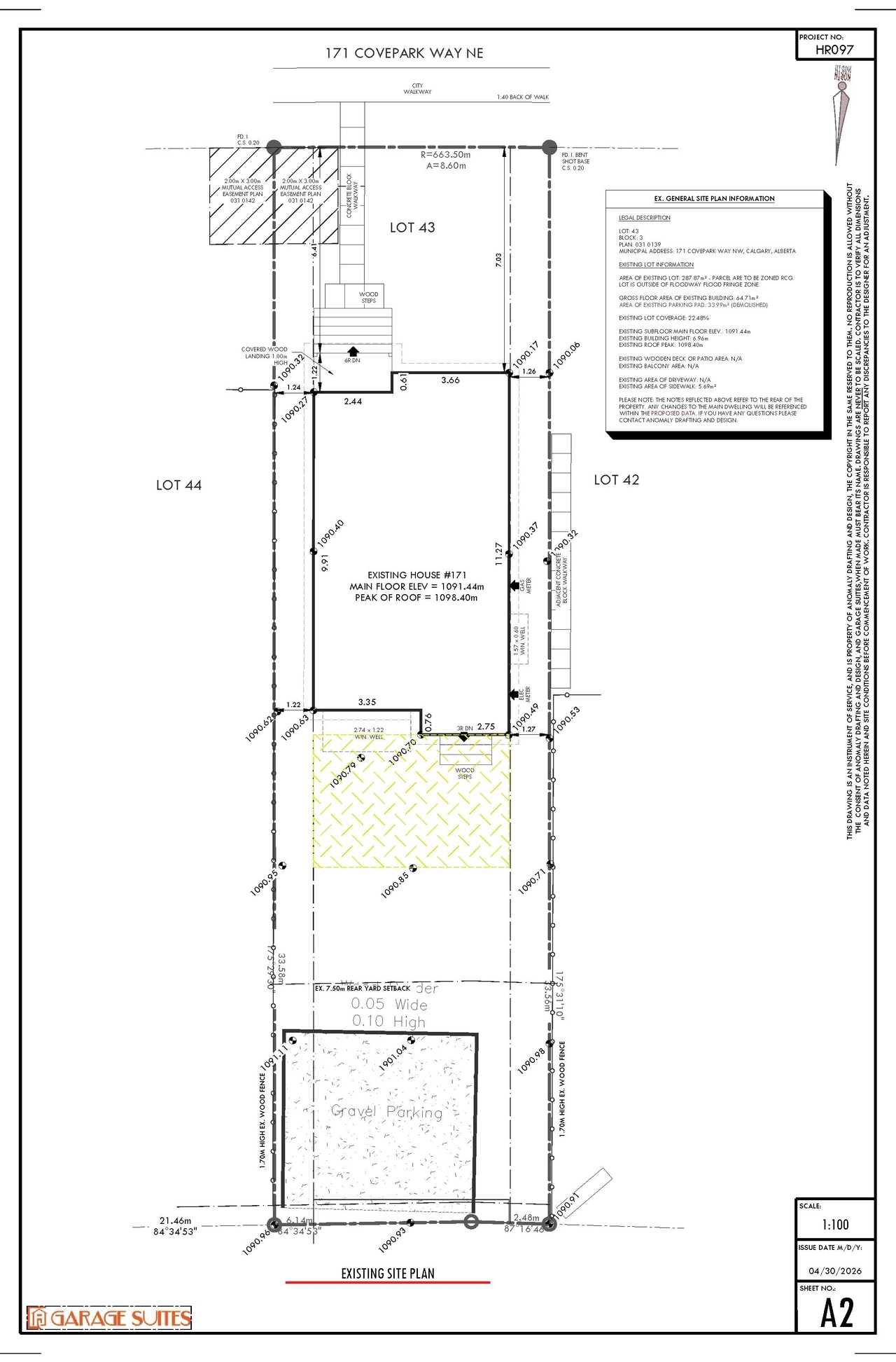 Construction site plan for project from page 3 of the file 'DP2026-02517 DMAP Plans Submitted 2026-05-05 655KB'