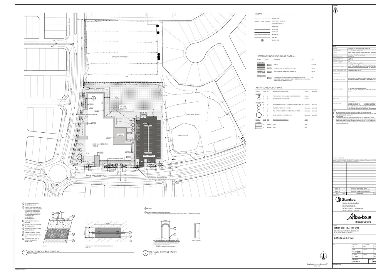 Construction site plan for project from page 8 of the file 'DP2026-02542 DMAP Plans (Submitted) 2026-05-01 (11MB)'