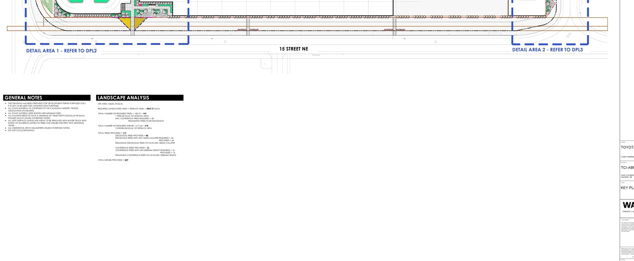 Construction site plan for project from page 5 of the file 'DP2026-02547 DMAP Plans Submitted (9MB) 2026-05-01'