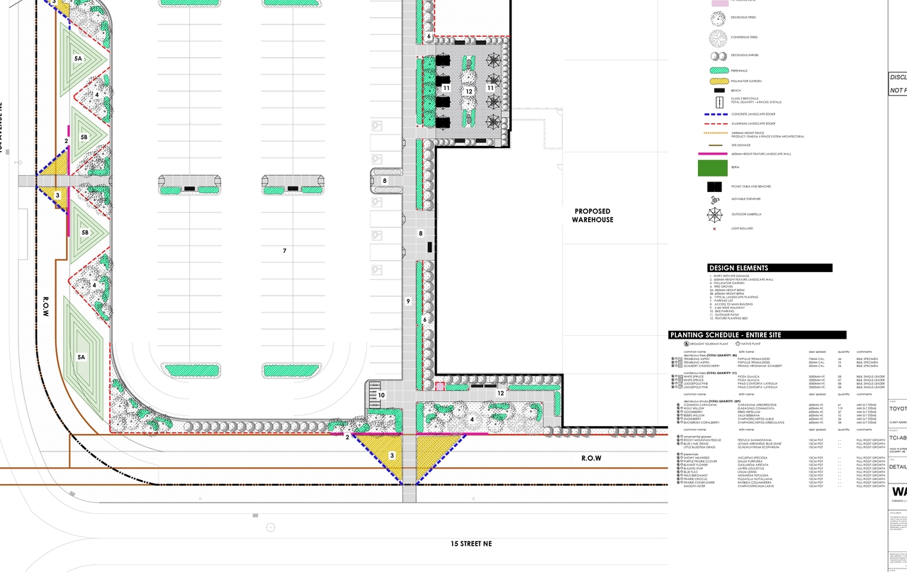 Construction site plan for project from page 6 of the file 'DP2026-02547 DMAP Plans Submitted (9MB) 2026-05-01'