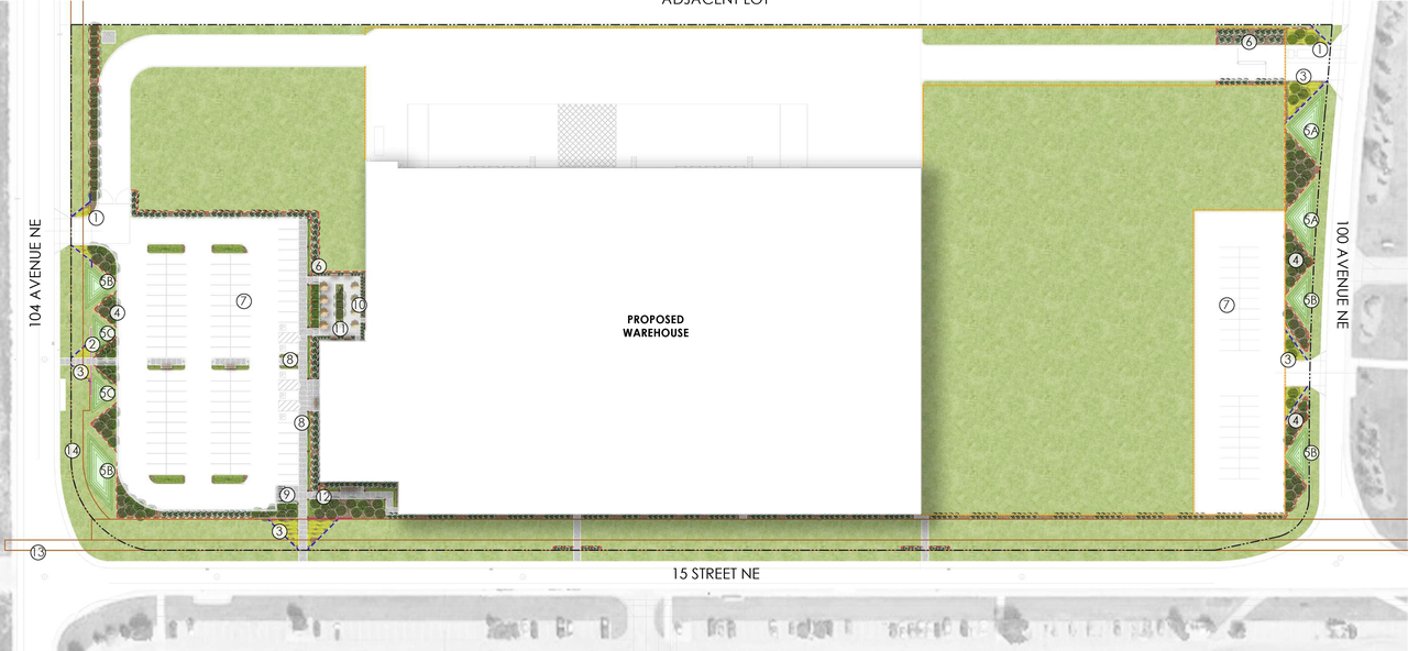 Construction site plan for project from page 8 of the file 'DP2026-02547 DMAP Plans Submitted (9MB) 2026-05-01'