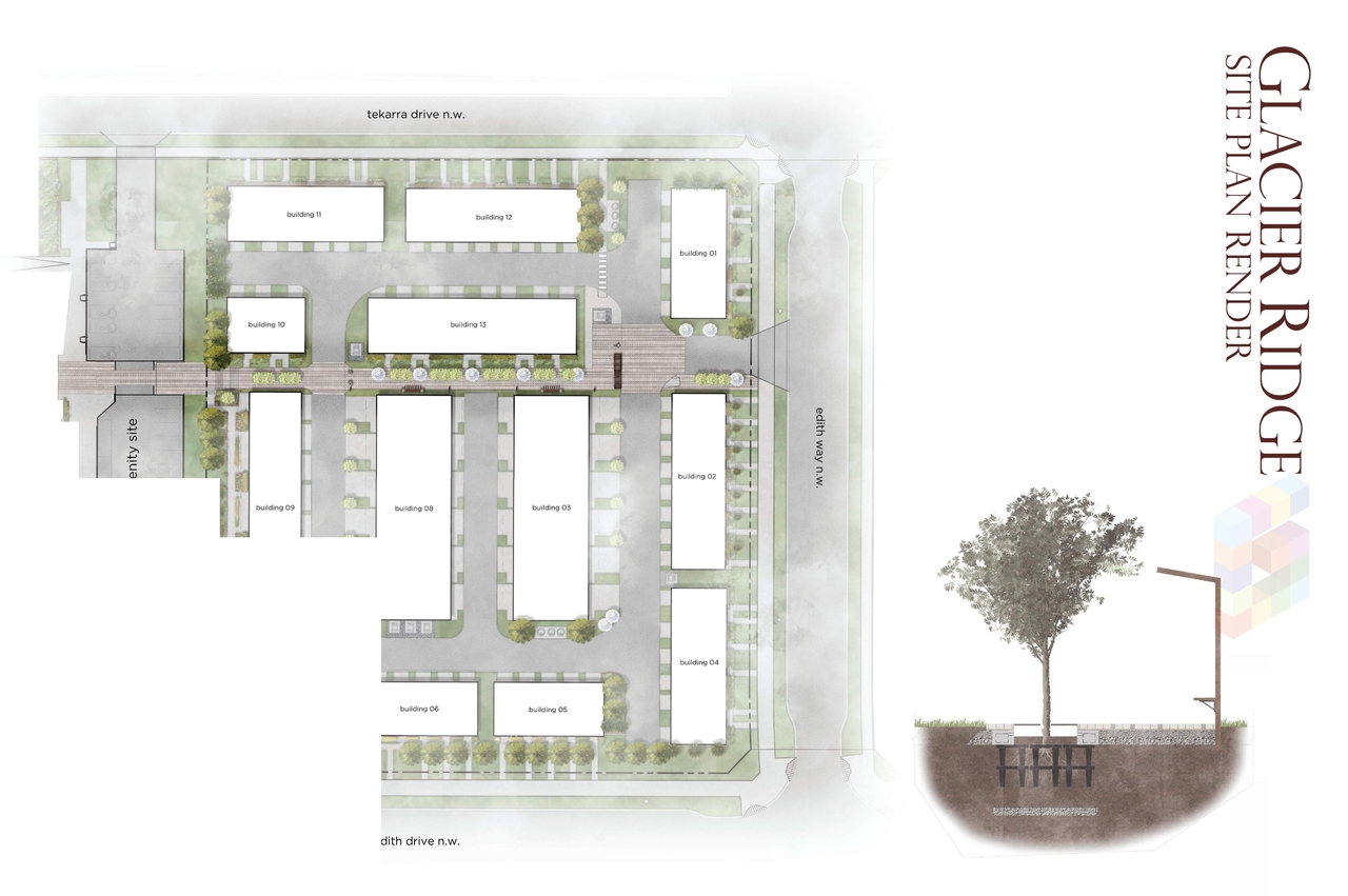 Construction site plan for project from page 9 of the file 'DP2026-02568 DMAP Plans Submitted (160MB) 2026-05-01'