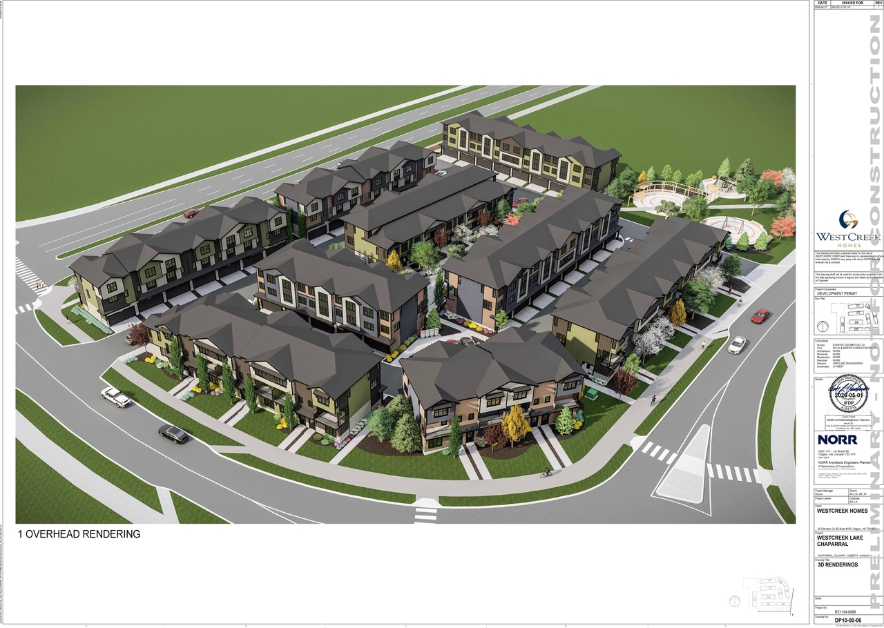 Rendering of building from page 4 of the file 'DP2026-02628 DMAP Plans (Submitted) 2026-05-05 (17MB)'