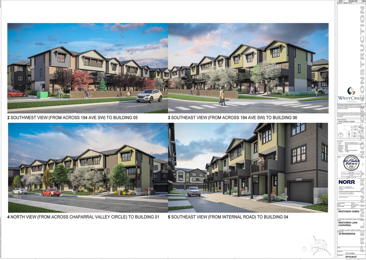 Rendering of building from page 5 of the file 'DP2026-02628 DMAP Plans (Submitted) 2026-05-05 (17MB)'