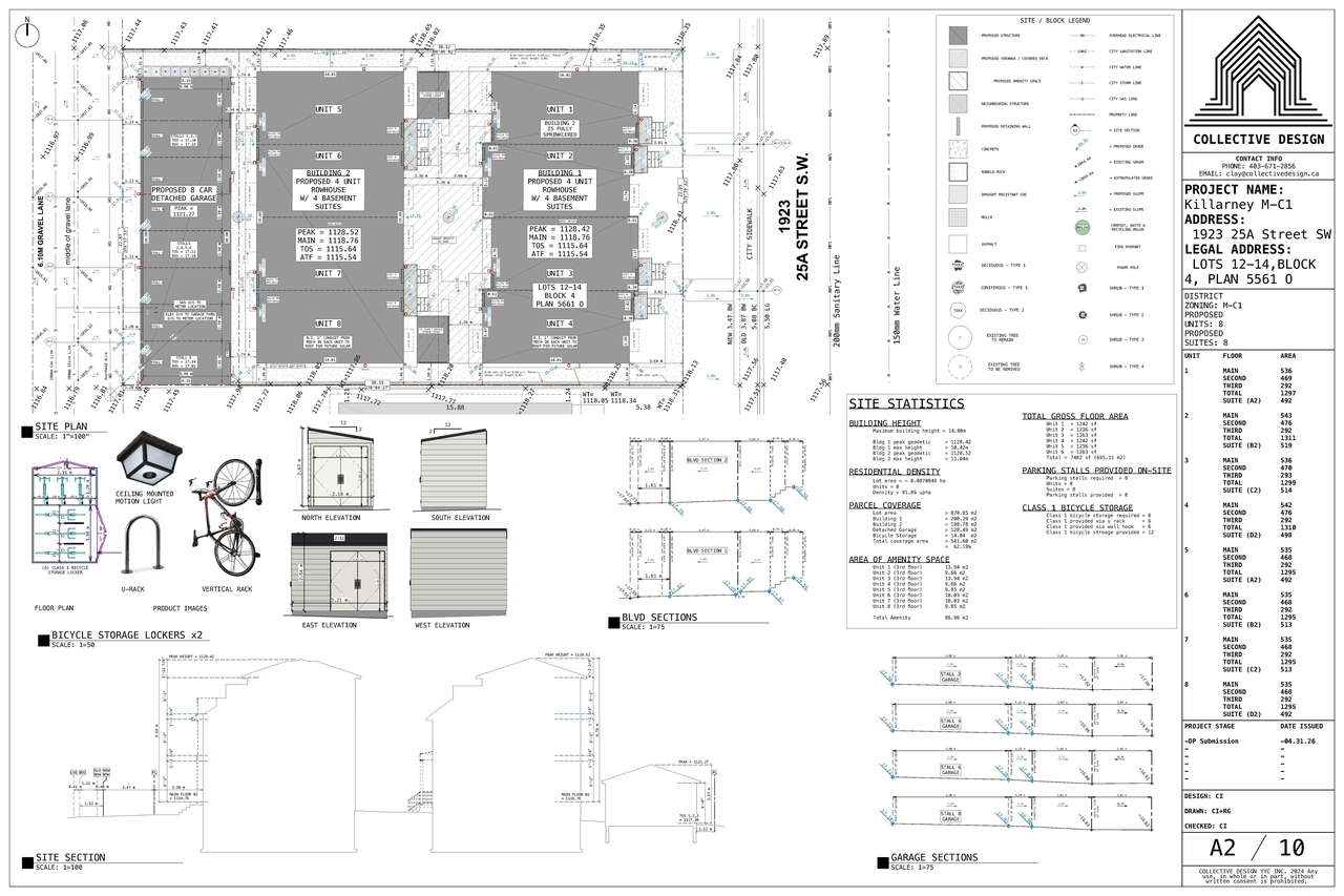 Floor plan for project from page 2 of the file 'DP2026-02646 DMAP Plans (Submitted) 2026-05-06 (7MB)'