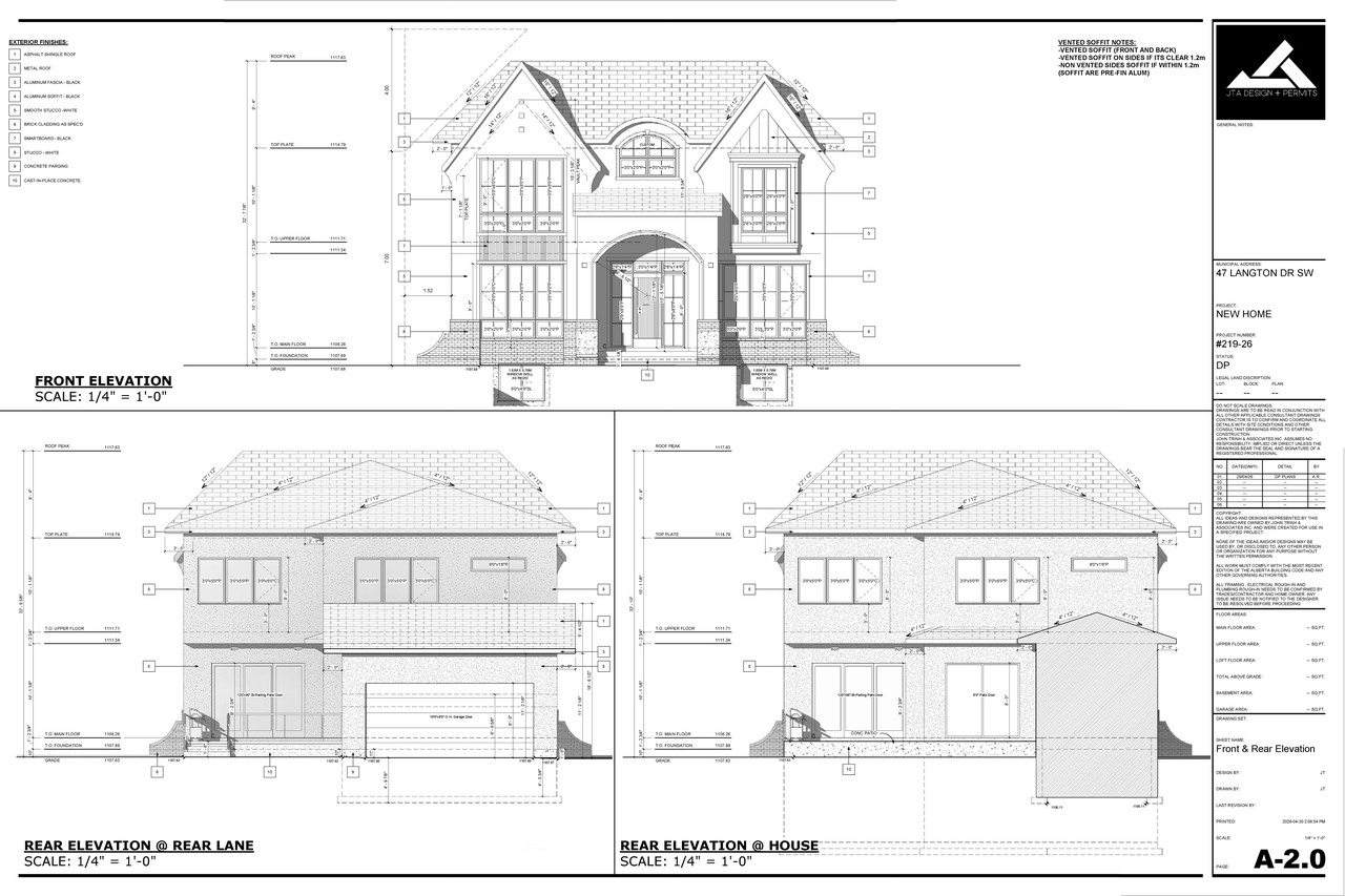 Image from page 2 of the file 'DP2026-02649 DMAP Plans (Submitted) 2026-05-06 (6MB)'
