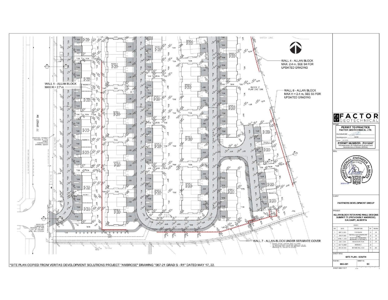 Construction site plan for project from page 2 of the file 'DMAP Plans (Submitted) DP2026-02651 (1MB) 2026-06-08'