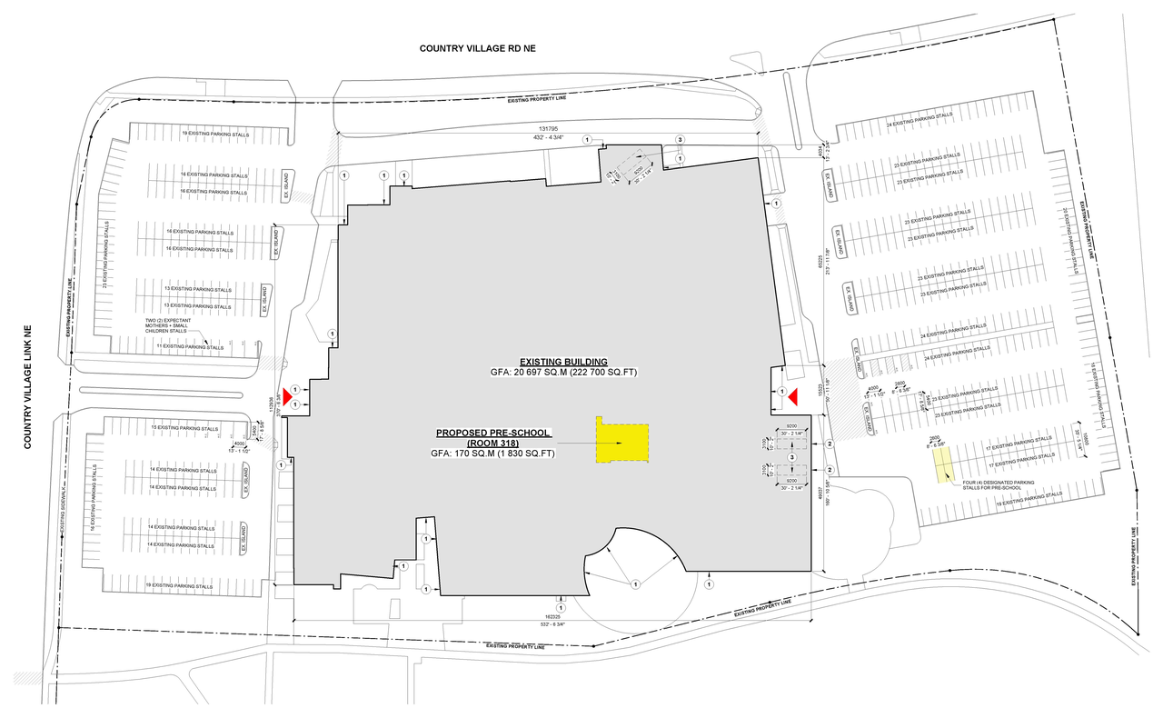Construction site plan for project from page 1 of the file 'DP2026-02652 DMAP Plans (Submitted) 2026-05-06 (1MB)'