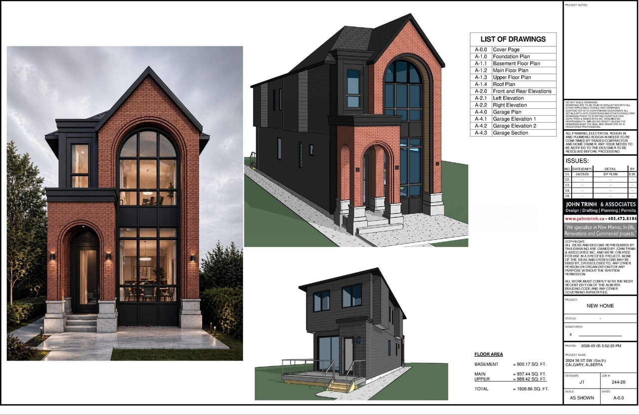 Rendering of building from page 1 of the file 'DP2026-02660 DMAP Plans (Submitted) 2026-05-07 (3MB)'