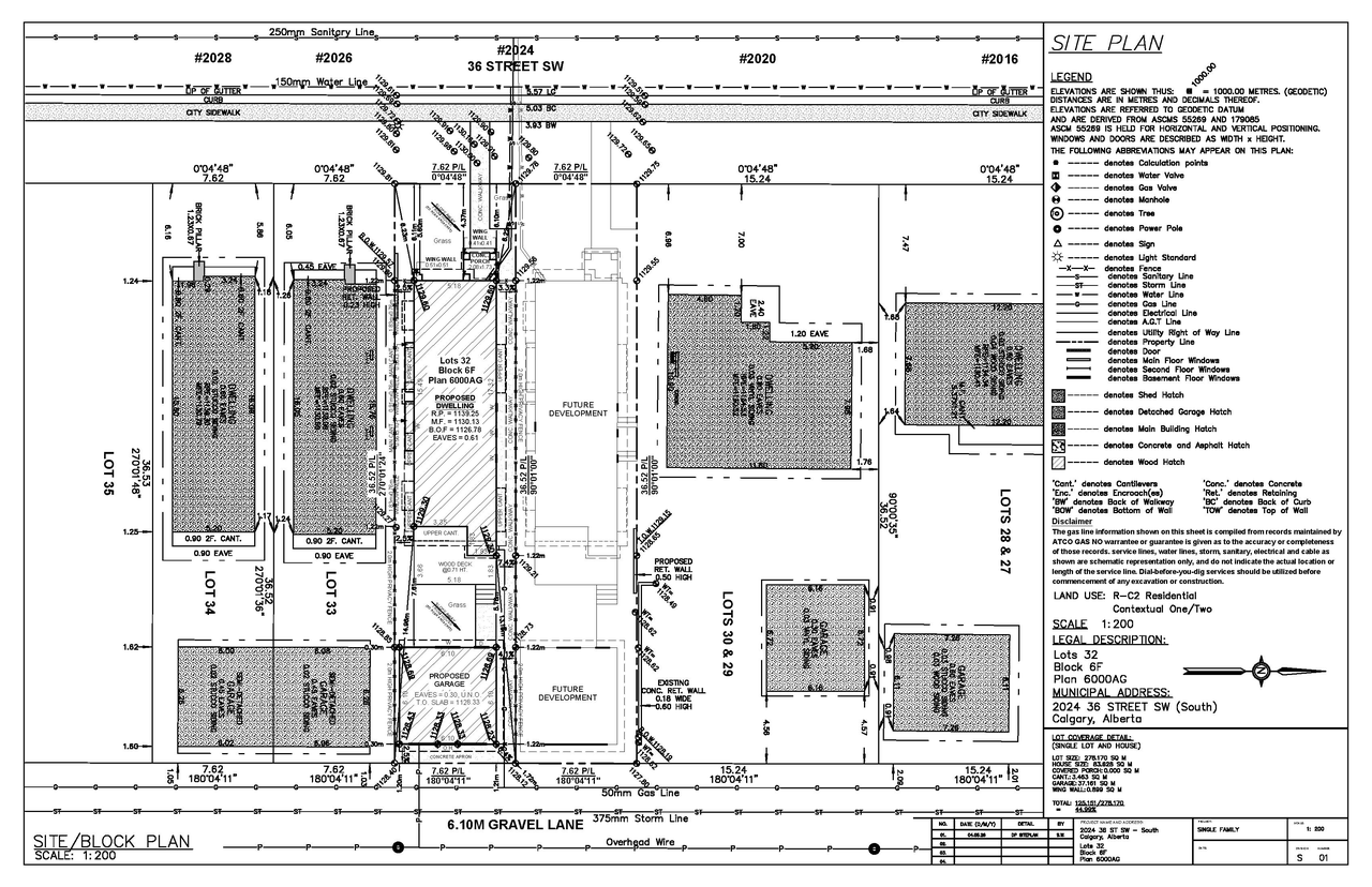 Construction site plan for project from page 7 of the file 'DP2026-02660 DMAP Plans (Submitted) 2026-05-07 (3MB)'