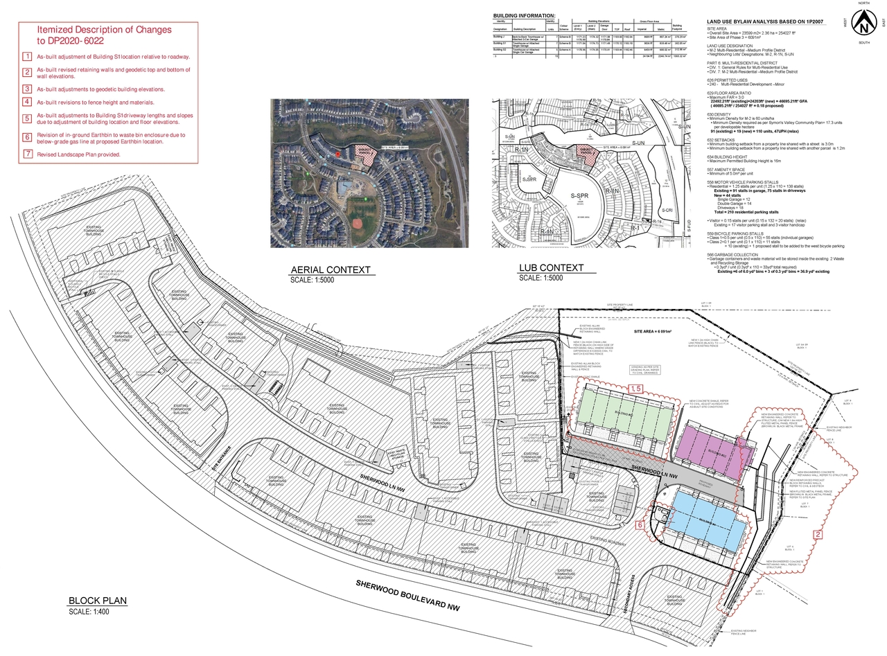 Construction site plan for project from page 1 of the file 'DP2026-02673 DMAP Plans (Submitted) 2026-05-07 (10MB)'