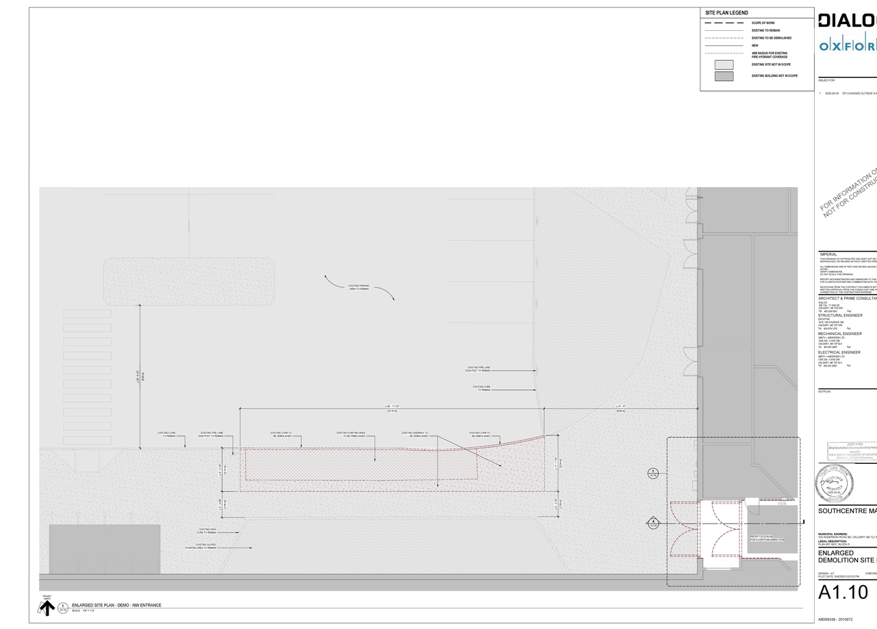 Floor plan for project from page 4 of the file 'DP2026-02675 DMAP Plans (Submitted) 2026-05-07 (7MB)'