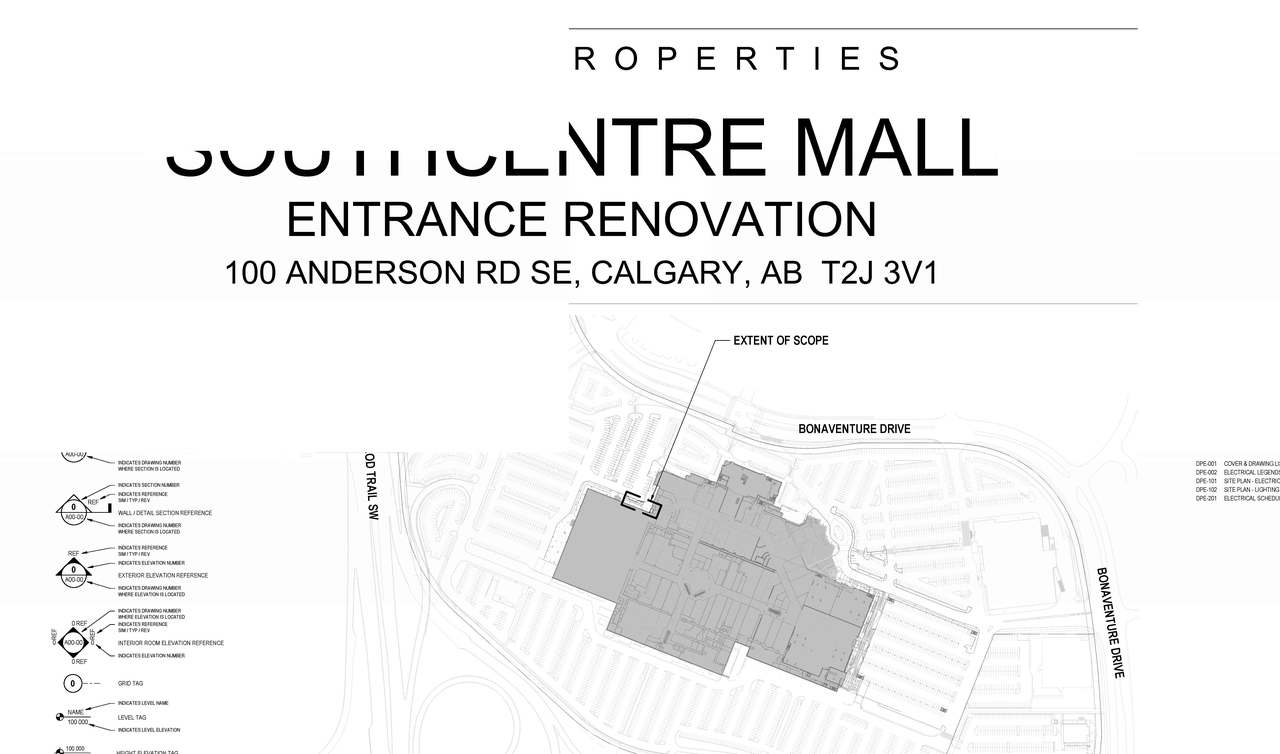Construction site plan for project from page 1 of the file 'DP2026-02675 DMAP Plans (Submitted) 2026-05-07 (6MB)'