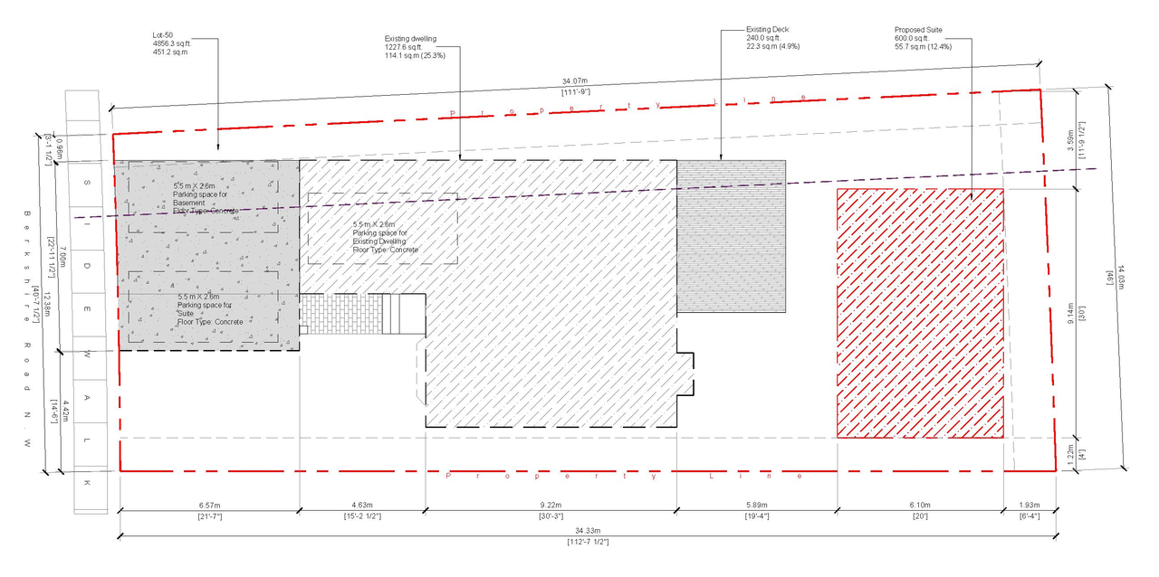 Construction site plan for project from page 2 of the file 'DP2026-02687 DMAP Plans (Submitted) 2026-05-07 (2MB)'
