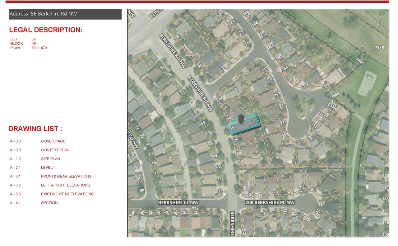 Construction site plan for project from page 1 of the file 'DP2026-02687 - DMAP Plans Amended (3MB) 2026-07-29'