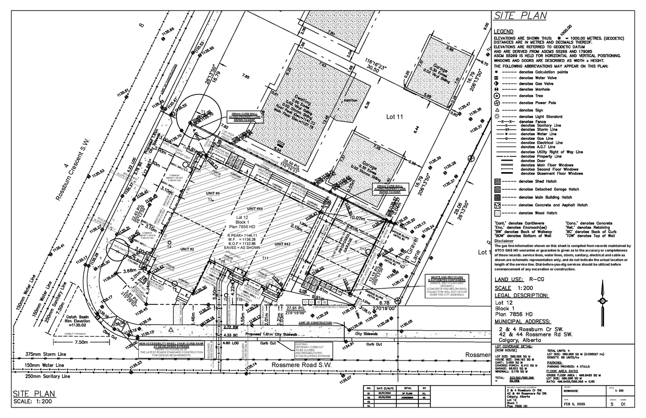 Construction site plan for project from page 2 of the file 'DP2026-02707 DMAP Plans (Submitted) 2026-05-08 (3MB)'