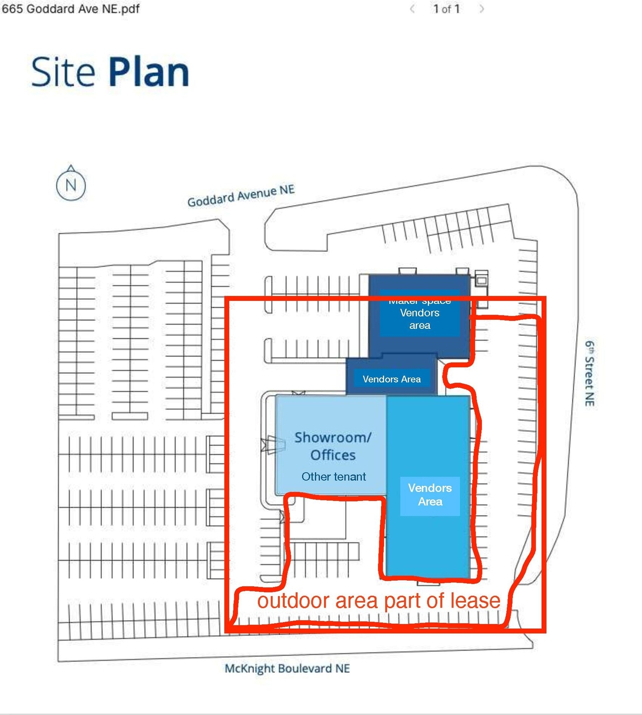 Construction site plan for project from page 1 of the file 'DP2026-02726 DMAP Plans (Submitted) 2026-05-25 (1MB)'