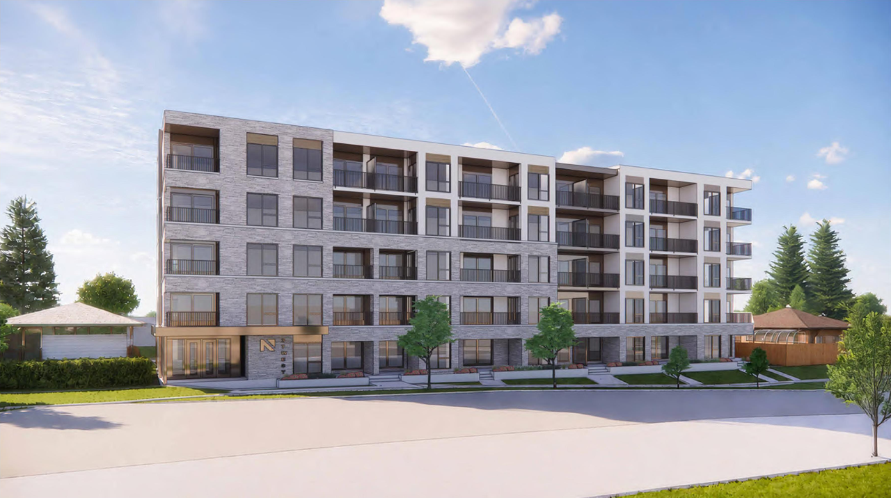 Rendering of building from page 1 of the file 'DP2026-02732 DMAP Plans (Submitted) 2026-06-02 (2MB)'