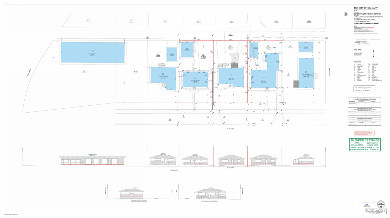 Construction site plan for project from page 2 of the file 'DP2026-02732 DMAP Plans (Submitted) 2026-06-02 (2MB)'