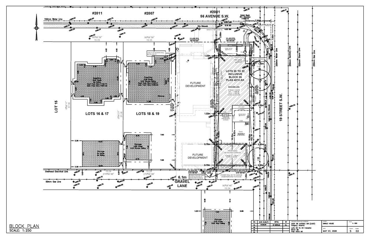 Construction site plan for project from page 10 of the file 'DP2026-02749 DMAP Plans (Submitted) 2026-05-11 (3MB)'
