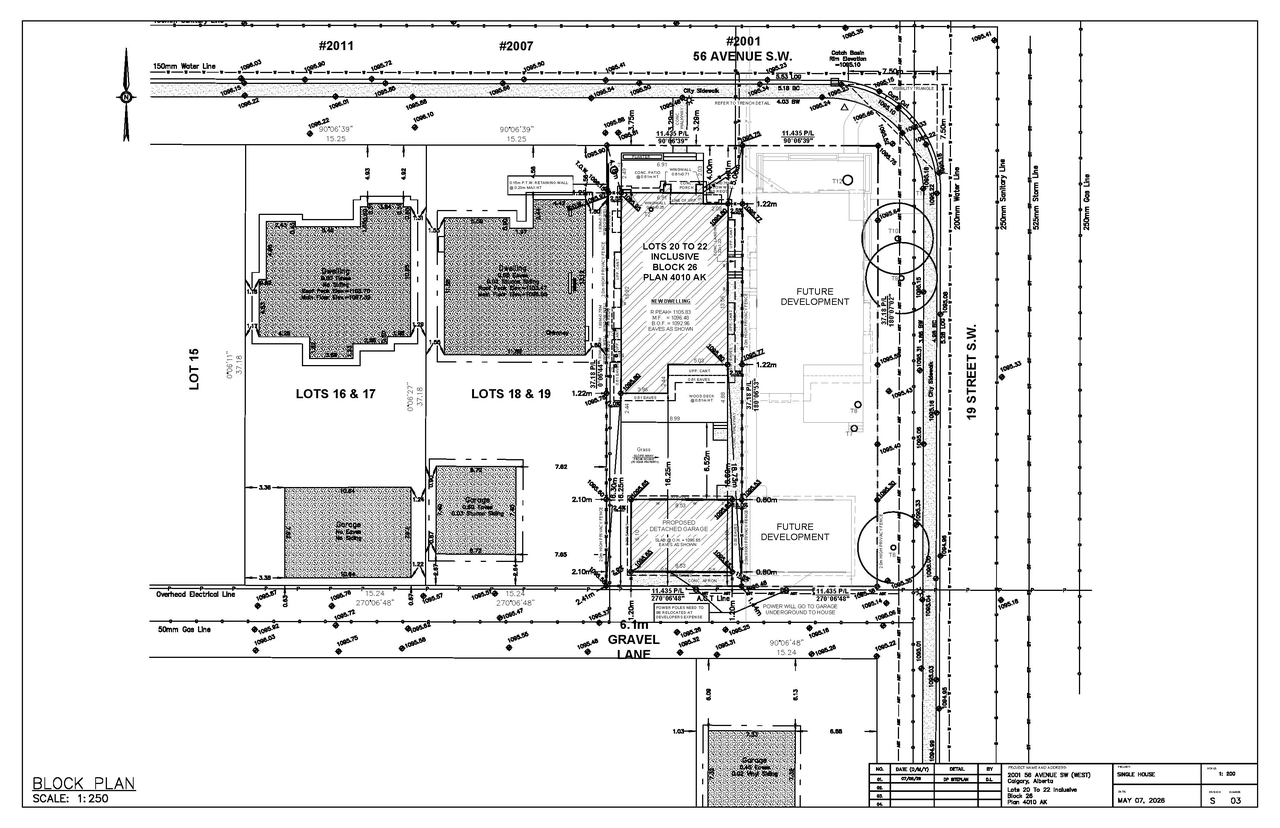 Construction site plan for project from page 10 of the file 'DP2026-02751 DMAP Plans (Submitted) 2026-05-11 (3MB)'