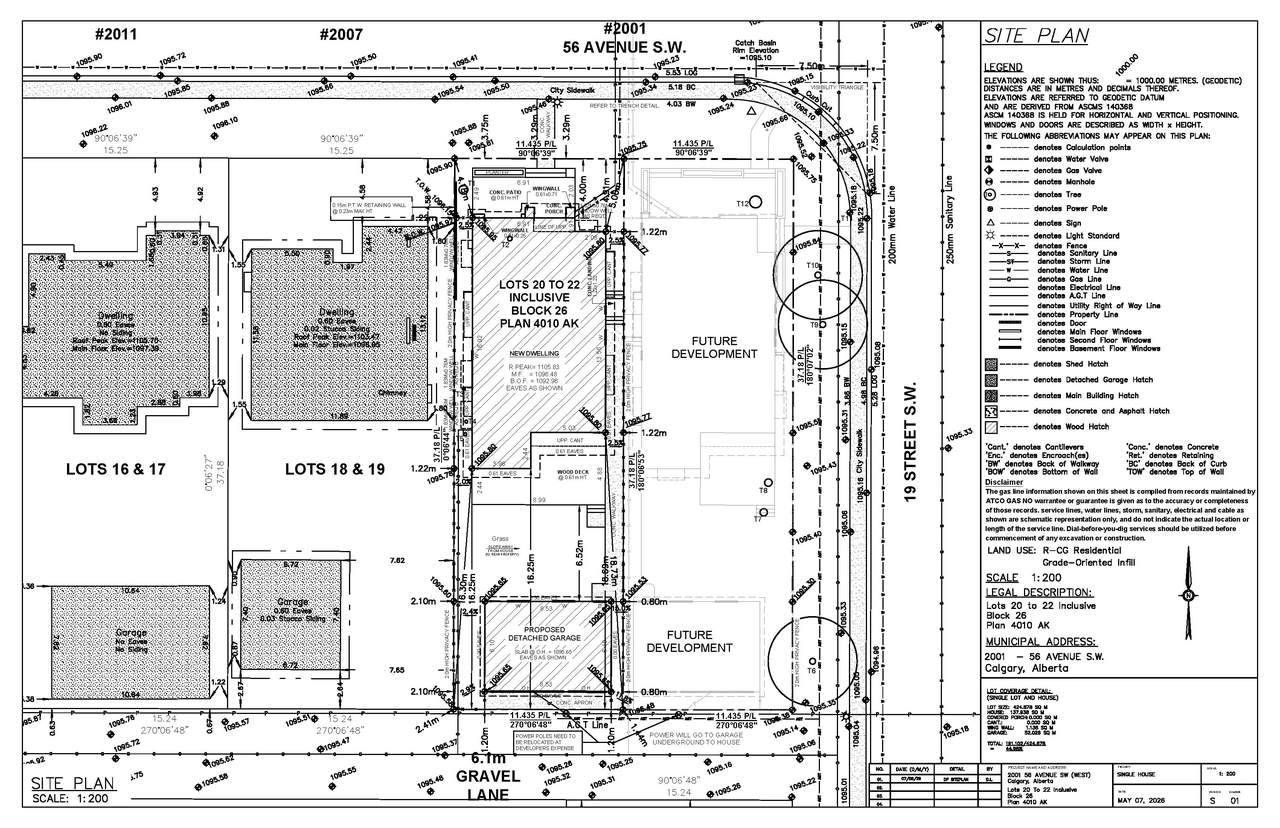 Construction site plan for project from page 8 of the file 'DP2026-02751 DMAP Plans (Submitted) 2026-05-11 (3MB)'