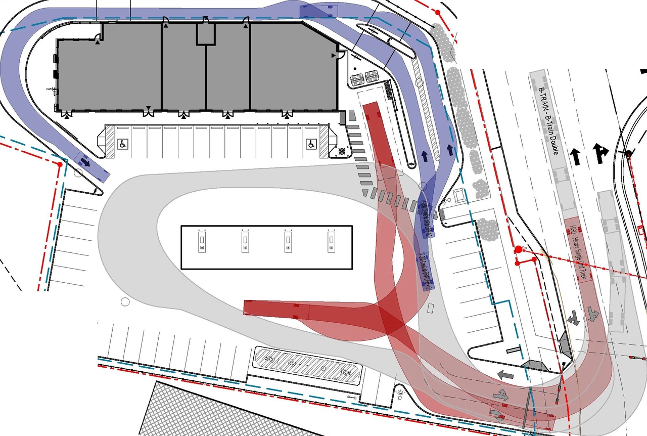 Construction site plan for project from page 8 of the file 'DP2026-02757 DMAP Plans Submitted (10MB) 2026-06-03'