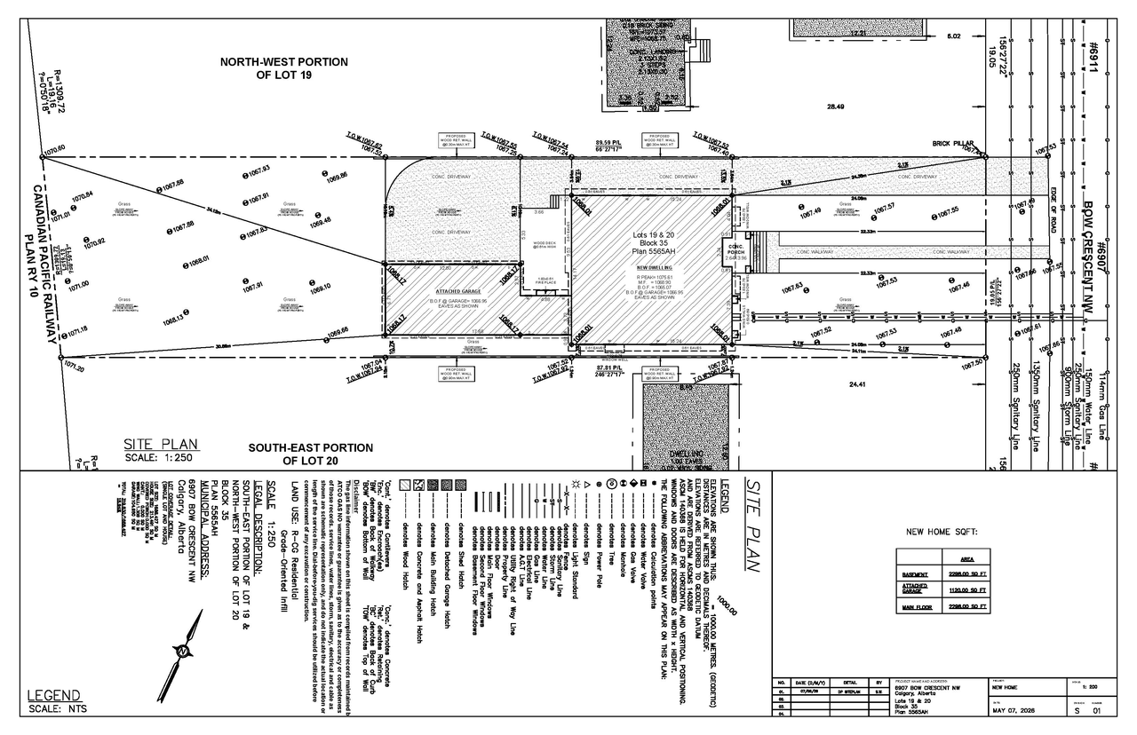 Construction site plan for project from page 1 of the file 'DP2026-02762 DMAP Plans Submitted (4MB) 2026-05-11'
