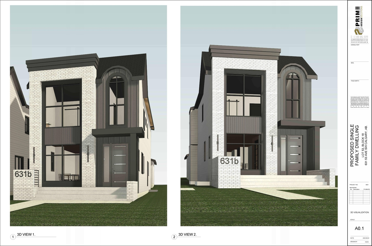 Rendering of building from page 3 of the file 'DP2026-02781 DMAP Plans (Submitted) 2026-05-12 (9MB)'