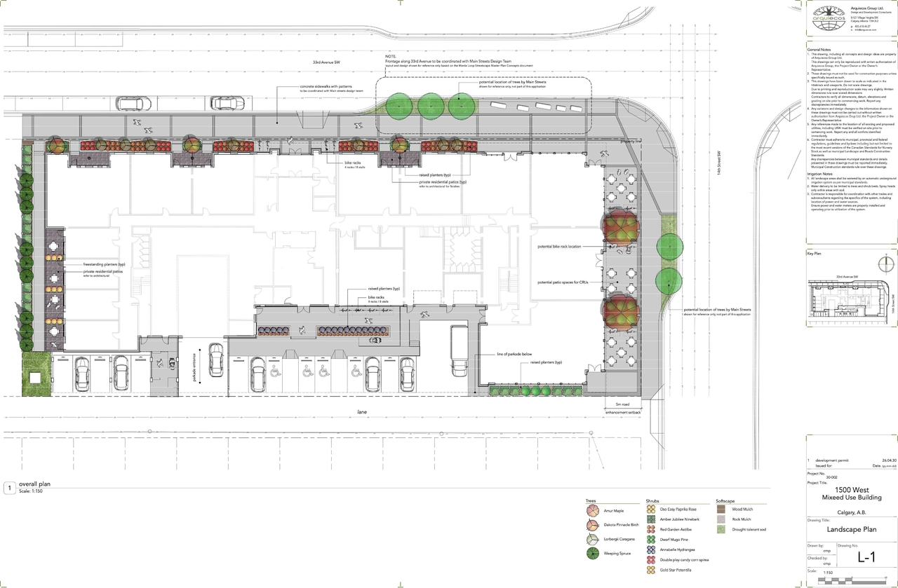 Construction site plan for project from page 9 of the file 'DP2026-02795 DMAP Plans Submitted (8MB) 2026-05-12'