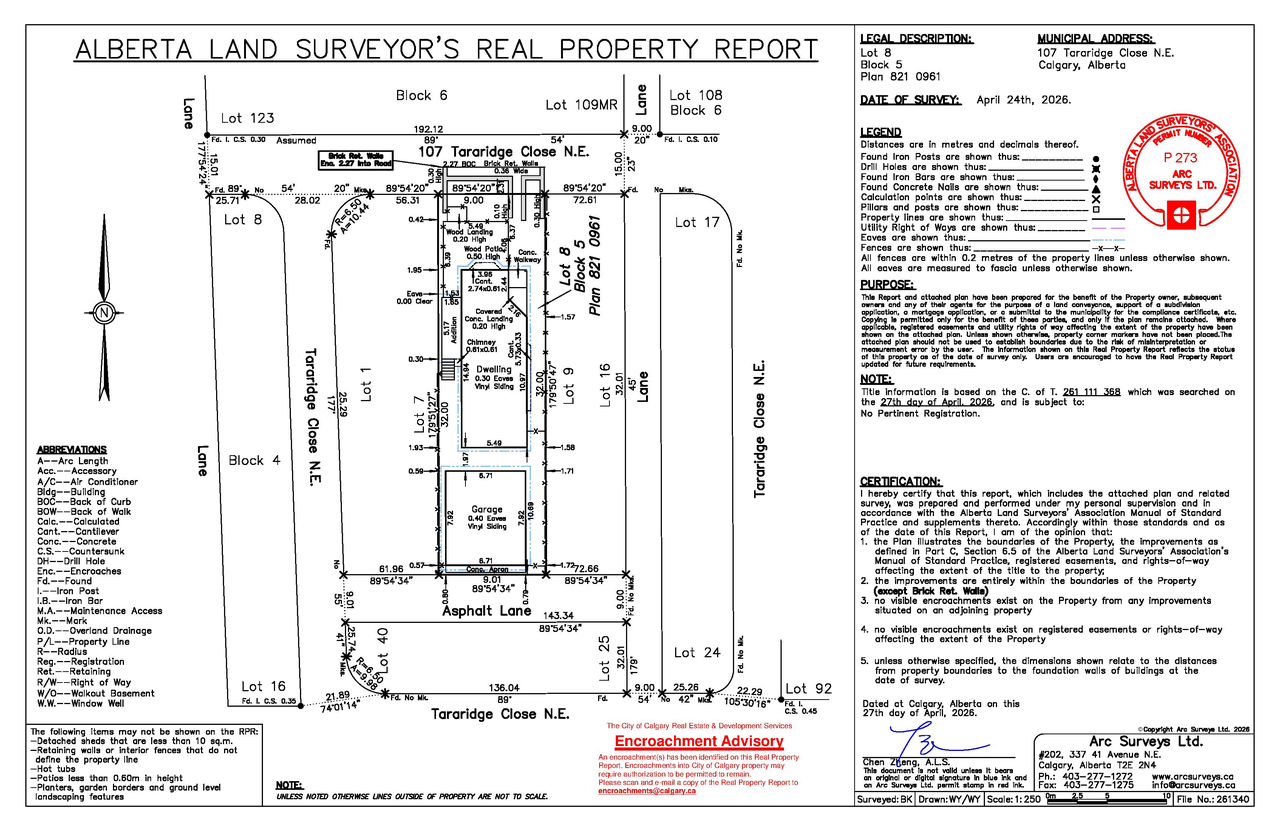 Construction site plan for project from page 1 of the file 'DP2026-02797 - DMAP DECISION RENDERED (1MB) 2026-05-15'